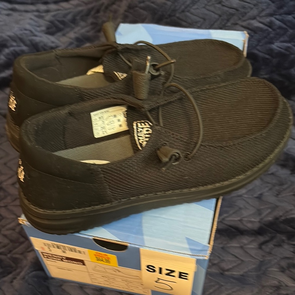 Hey Dude Black Casual Shoes